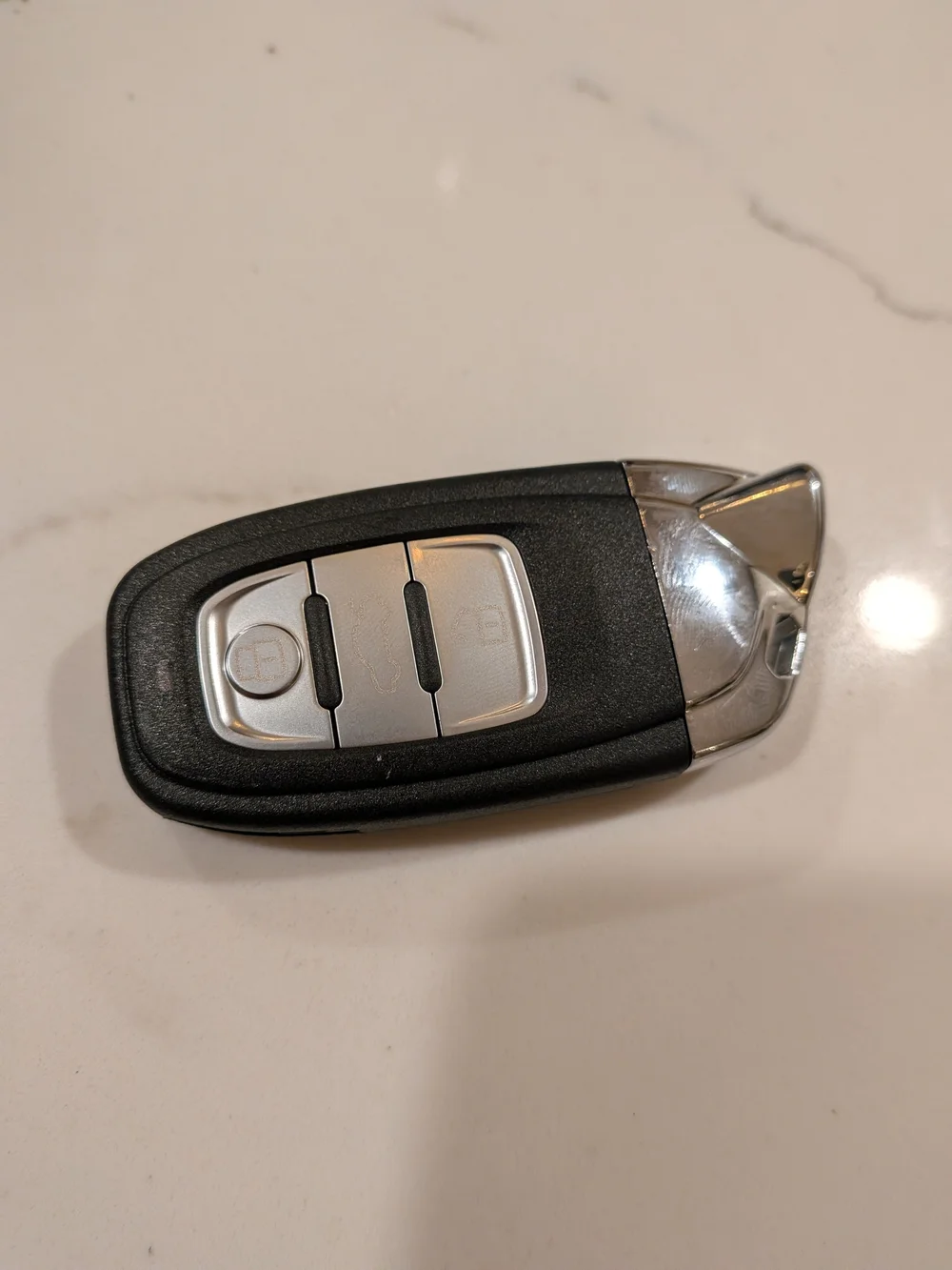 Lamborghini Car Key Fob Black and Silver